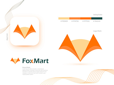 Logo Design, FoxMart Logo Design for online shop business logo fox minimal logo minimalist logo design