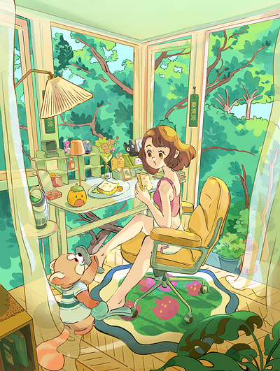 Girl's weekend 2 childrens book illustration childrens book illustrations design game illustration illustration