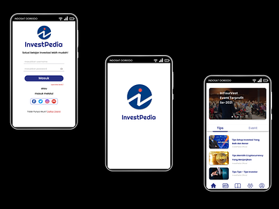 InvestPedia Design Application design mobile app ui design uiux user interface