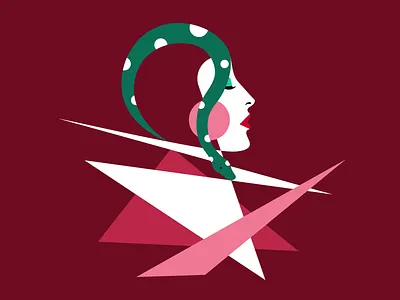 Eve abstract colour eve face girl god graphic illustration magenta pantone portrait snake vector