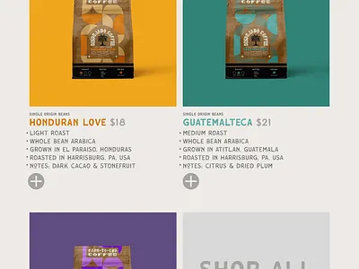 Despejado Coffee - Landing Page Design branding coffee coffee web design despejado despejado coffee fair trade landingpage logo ui