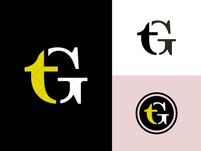 GT Logo branding design g gt gt logo gt monogram icon identity illustration lettermark logo logo design logotype monogram t tg tg logo tg monogram typography vector art