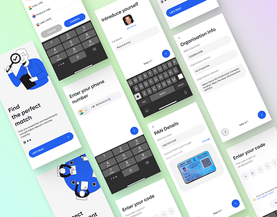 App Onboarding onboarding product design ui ux