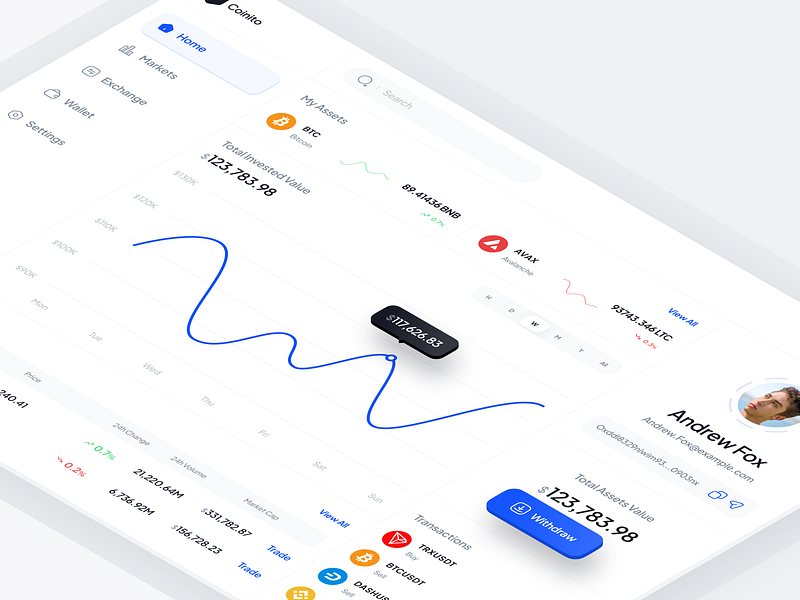 Crypto Wallet Dashboard