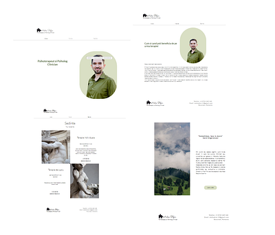 Presentation page graphic design ui ux