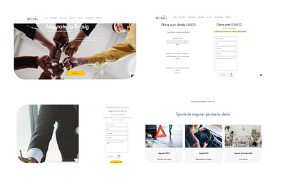 Insurance broker page design insurance uiux web design