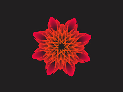 Mandala flower design 3d animation app branding design graphic design illustration logo motion graphics typography ui ux vector