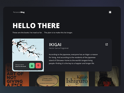Personal Book Log Design app design flat minimal ui ux