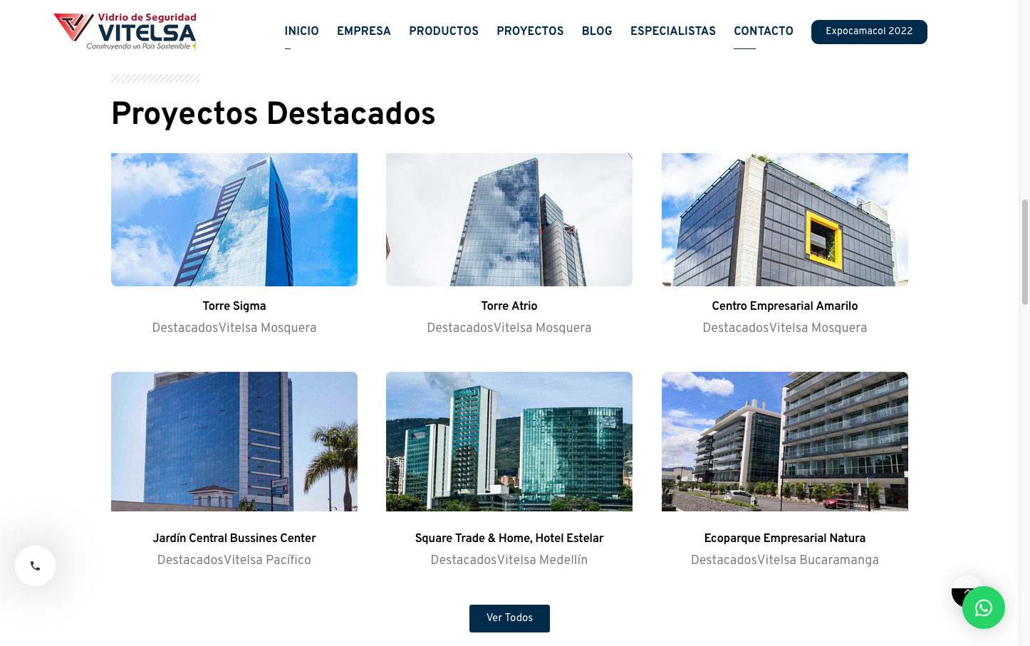 Corporate web Vitelsa by tienwi on Dribbble