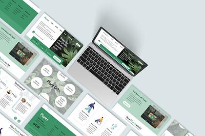 Plante - Online Plants Order and Delivery Landing Page design plante ui ux web design