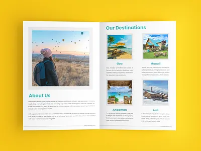 Airbnb Travel Brochure Design vacation planner