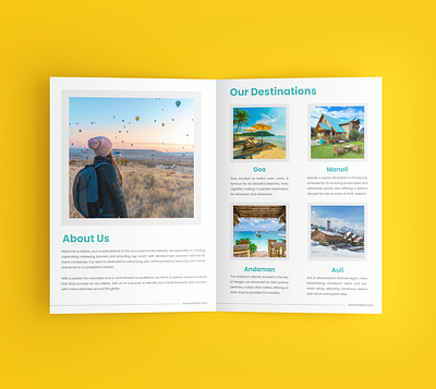 Airbnb Travel Brochure Design vacation planner