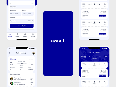 Flight Booking App UI ✈️ abstract booking design flight ui ux