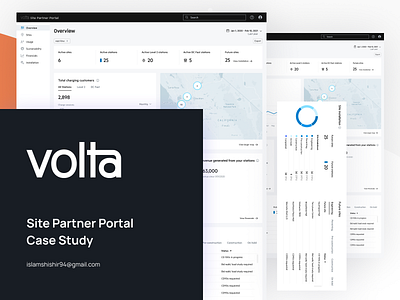 Volta (Electrical Vehicle) Site Partner Portal web Case Study car app car charging charging app electrical vecile ev app ev charger case study ev chargers flow chart investor matrix site partner site partner app volta volta case study volta charging web case study