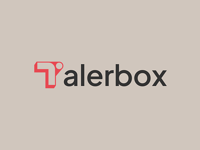 Talerbox-Logo animation box branding bumper design education fintech graphic design investment letter logo motion motion graphics platfrom red saving startup t talerbox