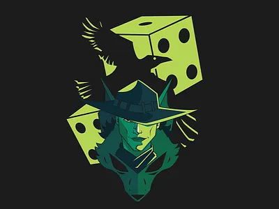 Wheel Of Time / Mat Cauthon design illustration wheeloftime