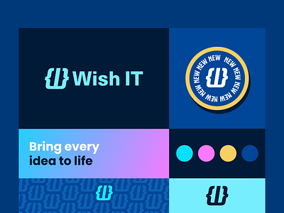 Wish IT — Bring every idea to life branding graphic design inspiration logo logo design servie design social media strategy tech technology