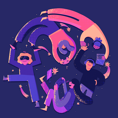 Better Together art branding design graphic design illustration illustrator