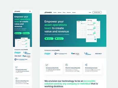 FieldOS - Web animation branding collections design graphic design ui ux webdesign