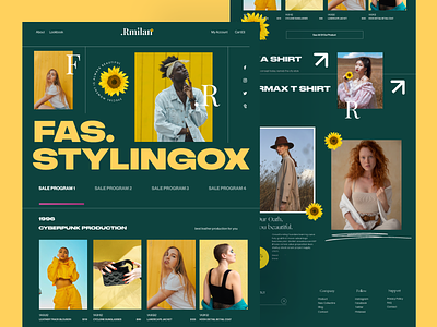 Fashion Brand Website Design clothing brand elegant fashion fashion brand fashion ui fashion website web design website design