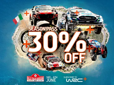 WRC+ OTT Platform advertising animation branding campaign digital marketing graphic design motion graphics social media