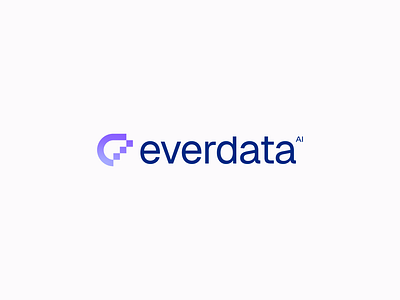 Everdata — Logo Design, E Letter, Tech Logo, Minimalist ai logo design data logo e logo minimalist startup logo tech logo technology logo