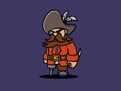 Pirates cartoon character dribble ideas illustration instagram logo logoinspirations nft pirates vector zerologicstudio