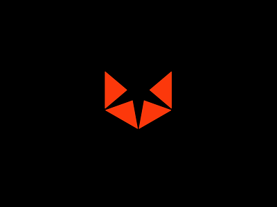 foxstar fox logo minimal star