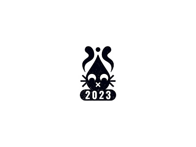 Logo rabbit 2023 v.4 adobe illustrator adobe photoshop animal logo branding christmas design graphic design icon identity illustration logo logo 2023 logo collection logofolio logotype minimalism minimalism logo rabbit rabbit logo vector