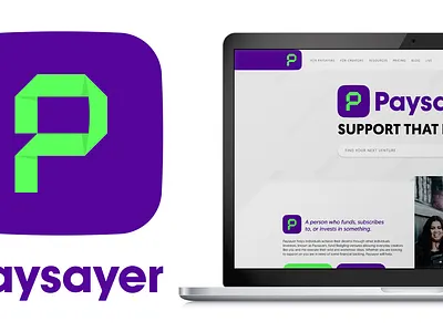 Paysayer Branding and Web Design brand identity branding design graphic design logo typography web web design website