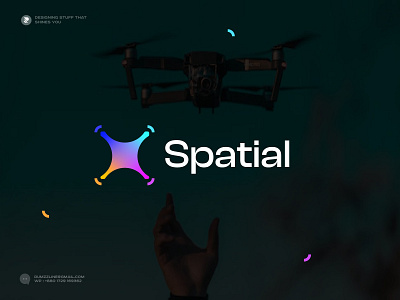 Tech Innovation Logo, Drone Aerial Logo, Aircraft Fly Logo branding colorful creative logo drone logo ecommerce fly futuristic logo gradient logo innovation logo lettermark logo logo designer logodesign machine logo modern logo symbol tech company tech technology typography vector