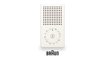 Braun T3 by Dieter Rams braun dieter radio rams t3 ui