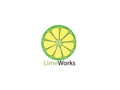 Lime Works app branding design illustration logo minimal portfolio ui ux vector
