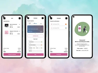 Credit card checkout - DailyUI challenge #2 challenge2 checkout creditcard dailyui design ui