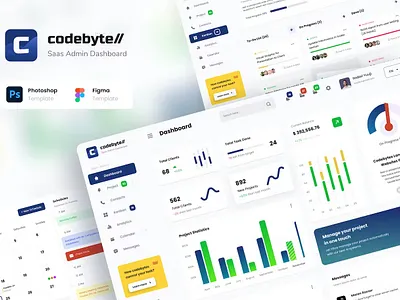 Codebyte - Saas Admin Dashboard UI Graphs admin analytics app dashboard dashboard design data design graphs graphs design graphs designs interface landing minimal saas ui ui design user ux ux design website