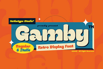 Gamby Font branding cover cover lettering cover lettering font font freebies fonts free freebies font freebies font freebies fonts freelance graphic design handwritten lettering lettering cover retro type typography