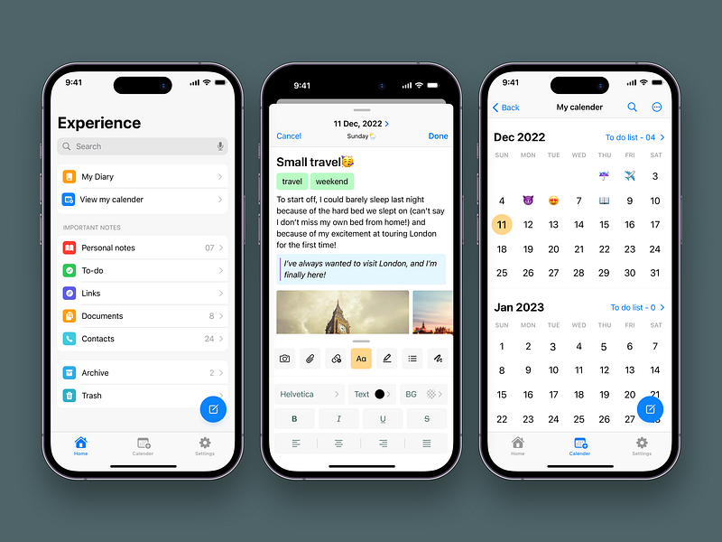 Diary app
