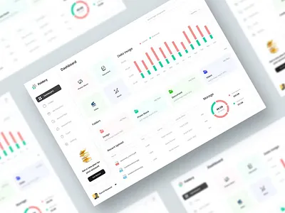 Storage Dashboard UI KIT Graphs admin analytics app dashboard dashboard design data design graphs graphs design graphs designs interface landing minimal saas ui ui design user ux ux design website