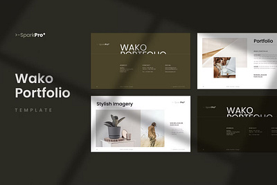 Wako Portfolio Template annual business clean corporate download google slides keynote pitch pitch deck powerpoint powerpoint template pptx presentation presentation template project report slidemaster slides template web