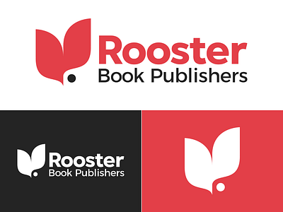 Rooster Book Publishers - Logo & Icon affinity designer books brand design brand designer brand identity design branding design graphic design icon icon design identity illustration logo logo design logo designer publishers vector visual identity