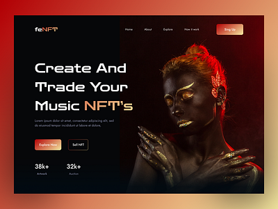 NFT Marketplace Website artwork cryptoart eftiar graphic design kitty uix landing page marketplace nft nft design nftart nfts studio ui uiux ux web webdesign website website dedign website design