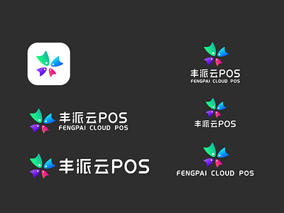 Product logo fish icon logo