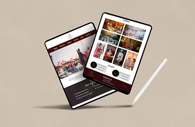 Wedding Planner Web site design figma layout page photoshop ui ux website