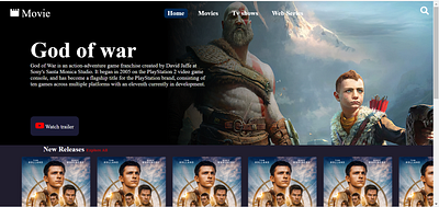 T-Movies graphic design ui ux