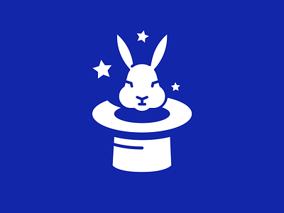 2023 2023 23 brand branding design hat identity illustration logo logotype magic rabbit white year
