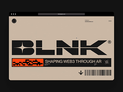 BLNK Branding & Website Refresh - Now Live 🚀 3d animation ar augmented reality brand design branding design interactive layout logo marketing motion graphics portfolio ui ux web web3 webgl website