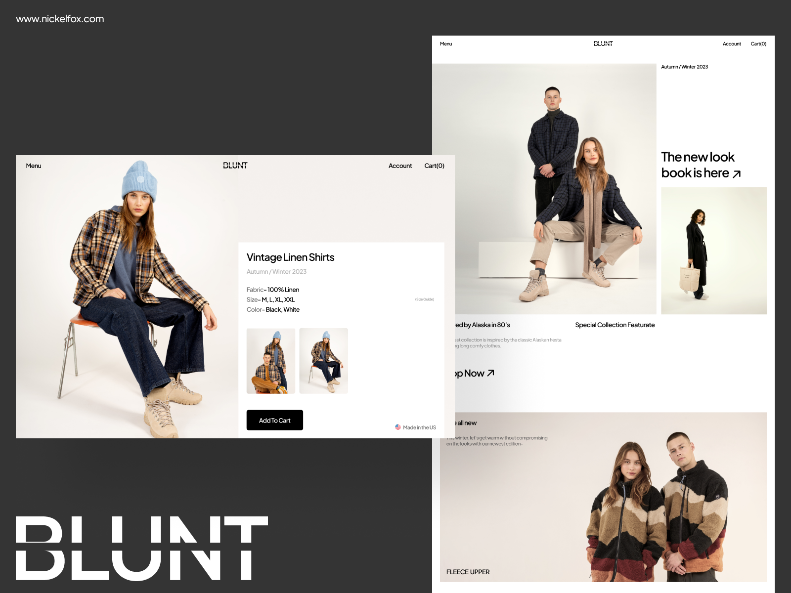 Example of E Commerce Website Design