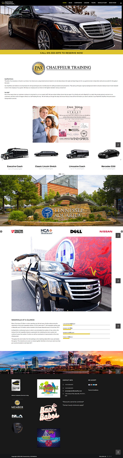 nashvillechauffeur.com css design html js ui ux web design web designer web developer website website designer wordpress developer