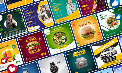 Social Media Post Design advertisement banner design branding design facebook facebook ads graphic design instagram instagram post media post promotion social media social media banner social media post