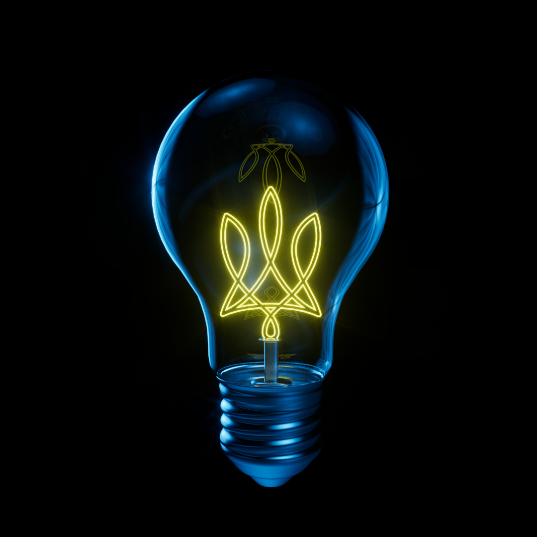 Light always overcomes darkness 3d 3danimation 3dart animation c4d design lightbulb neon redshift ukraine ukrainianart